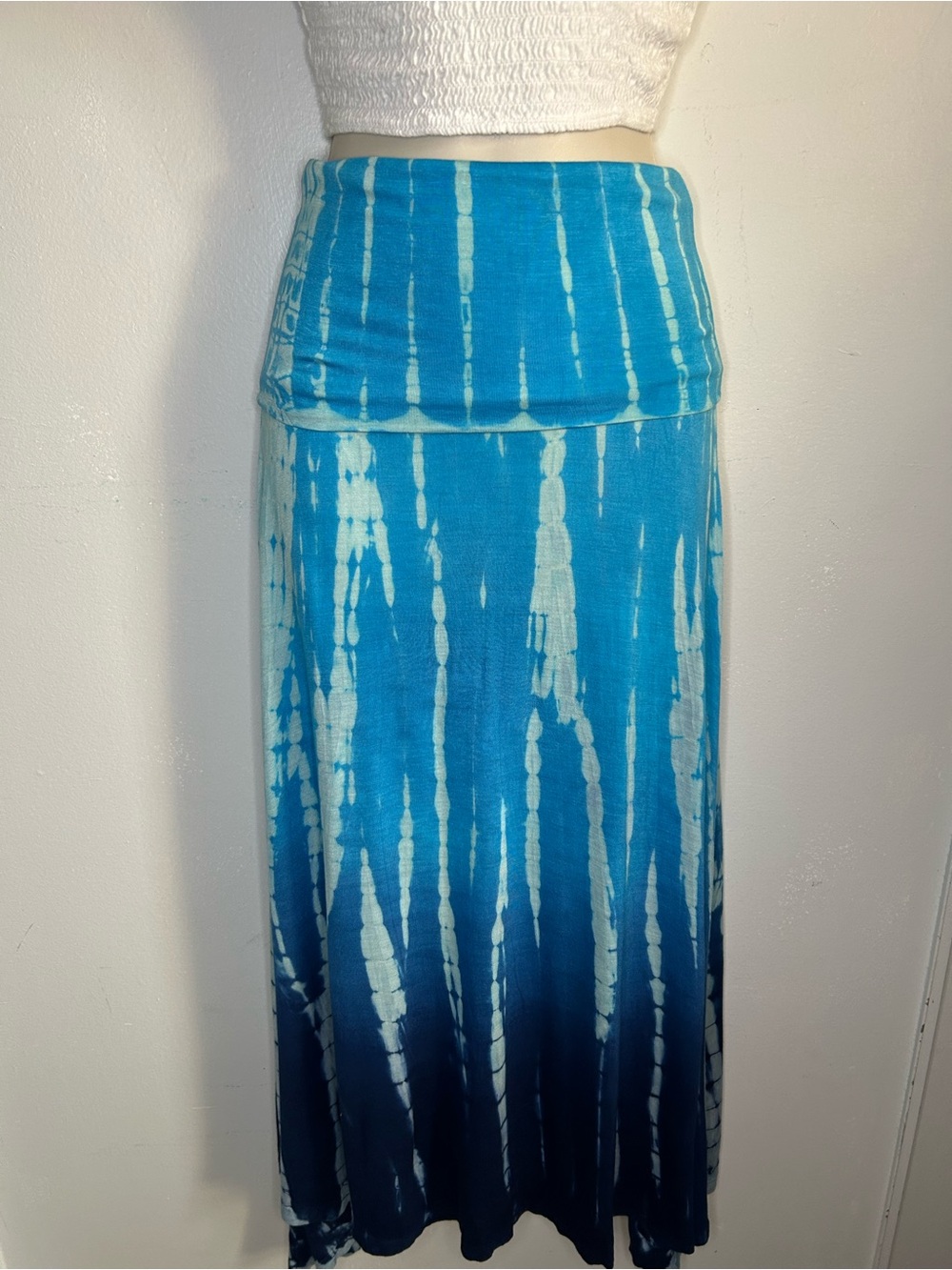 NWT Boho Me Collection Knit Tie Dye Convertible Skirt/Dress/Coverup - Picture 9 of 11